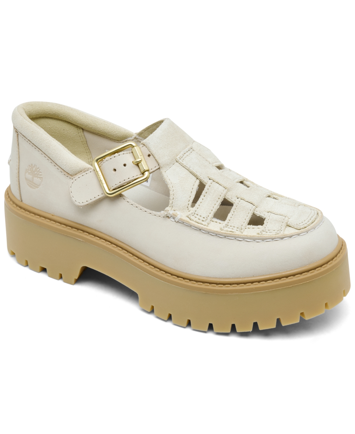 Timberland Women’s Stone Street Mary Jane Platform Buckle Shoes from Finish Line – Light Beige Suede Timberland Women’s Stone Street Mary Jane Platform Buckle Shoes from Finish Line – Light Beige Suede