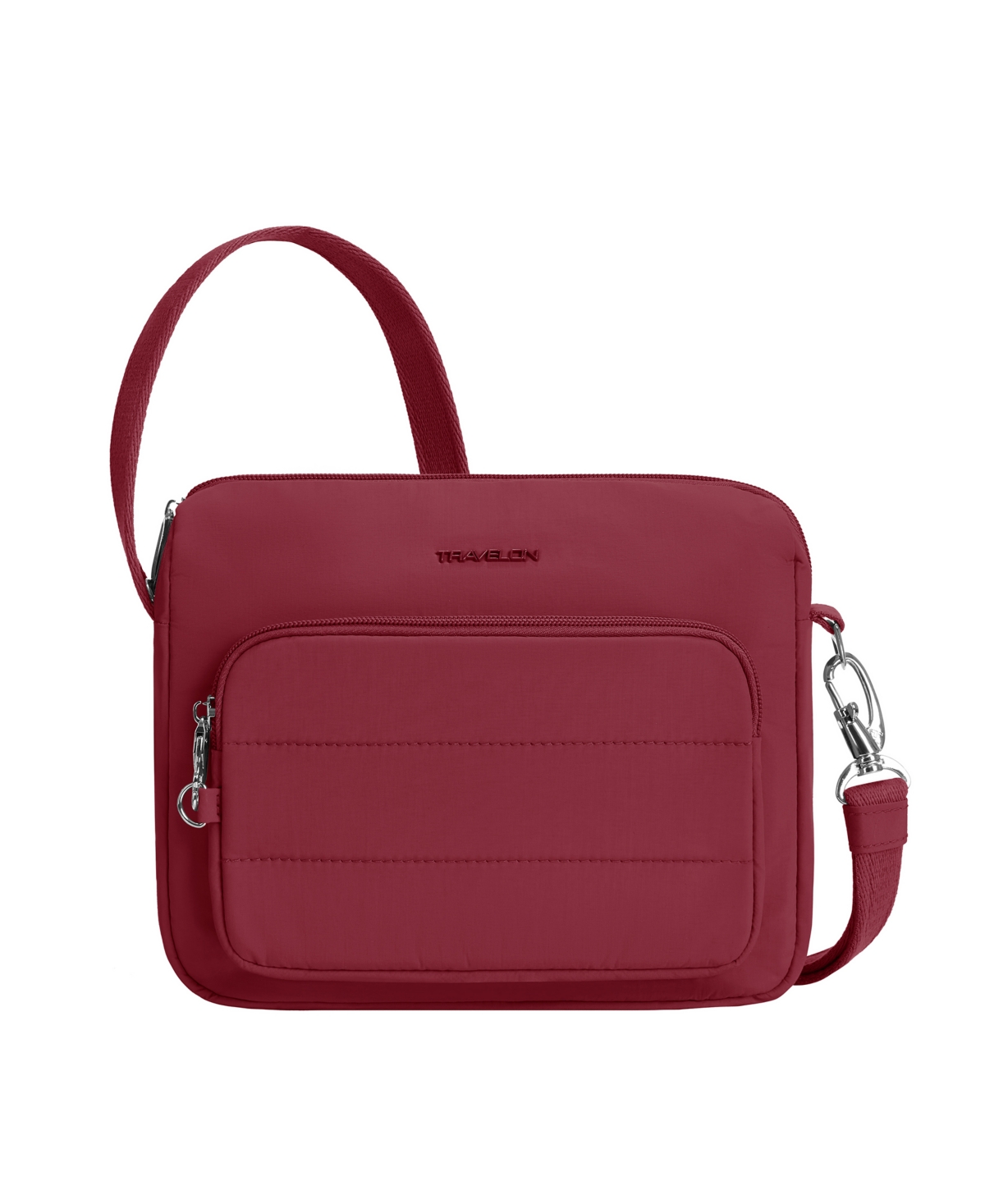 Travelon Anti-Theft Roam East/West Crossbody – Cranberry