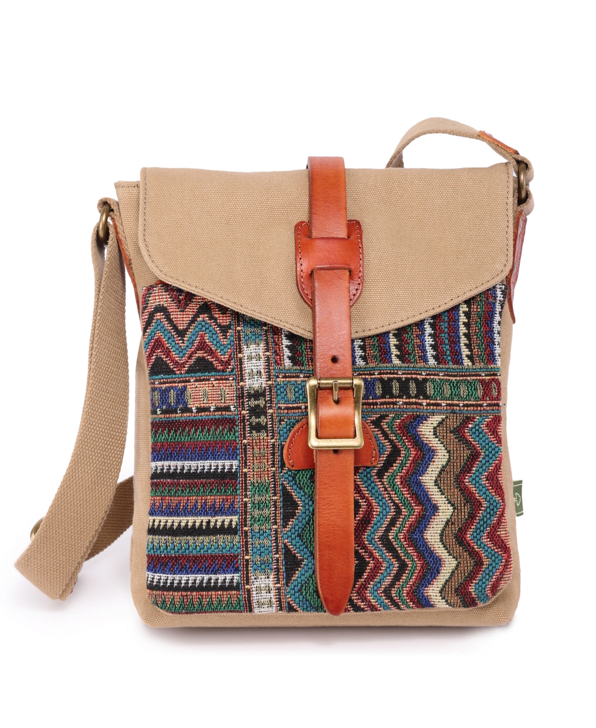 Tsd Brand Four Season Canvas Crossbody Bag – Khaki Tsd Brand Four Season Canvas Crossbody Bag – Khaki