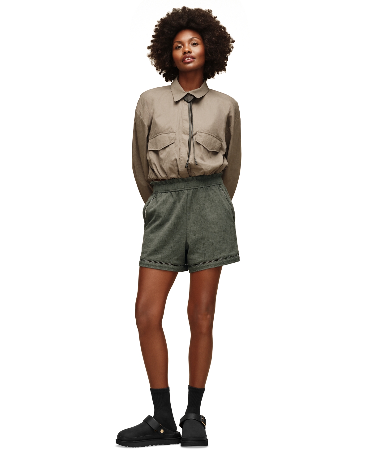 Ugg Women’s Frynn Pull-on Short – Dark Green Ugg Women’s Frynn Pull-on Short – Dark Green