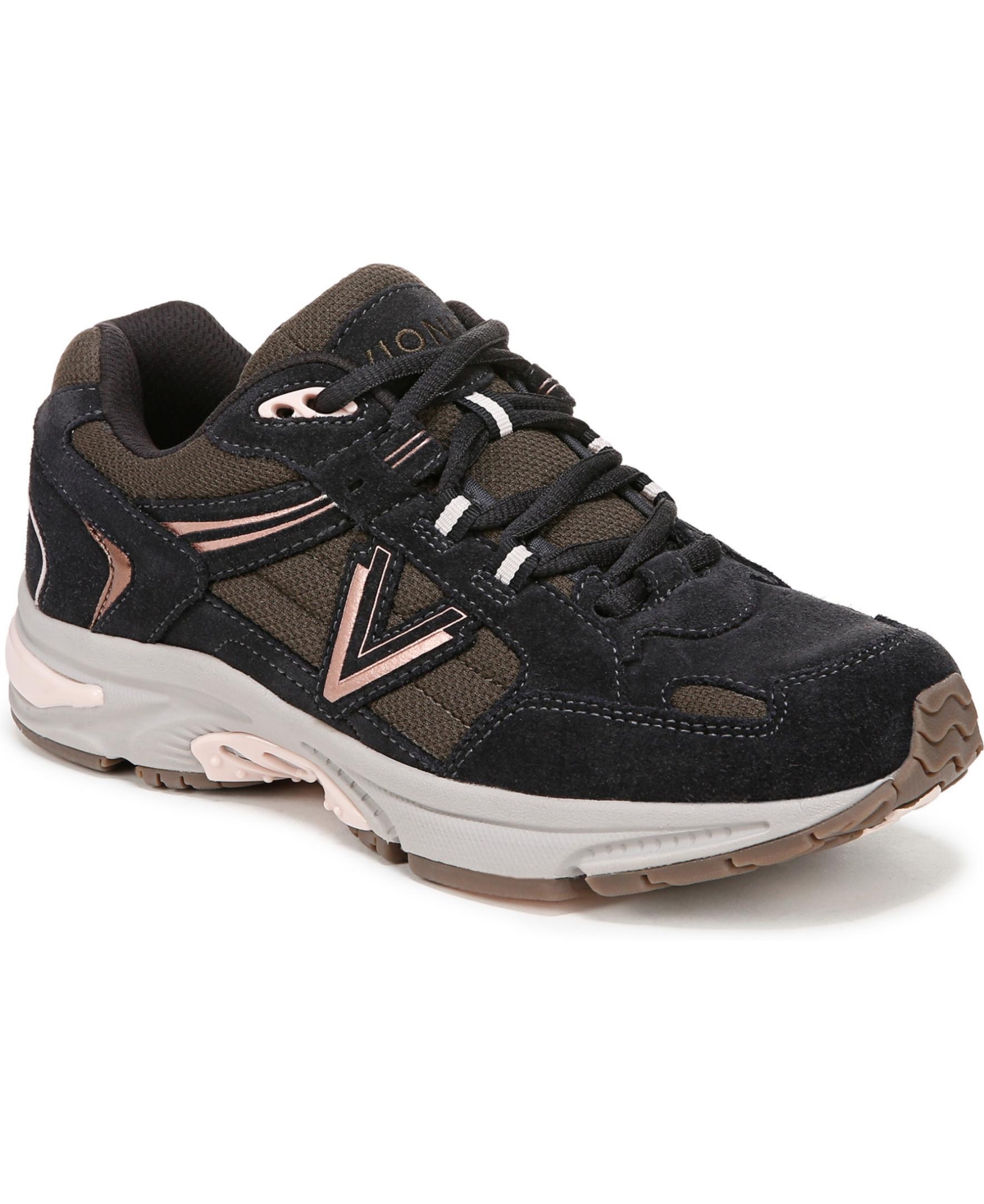 Vionic Womens 23Walk 2.0 Walking Shoes – Phantom grey suede