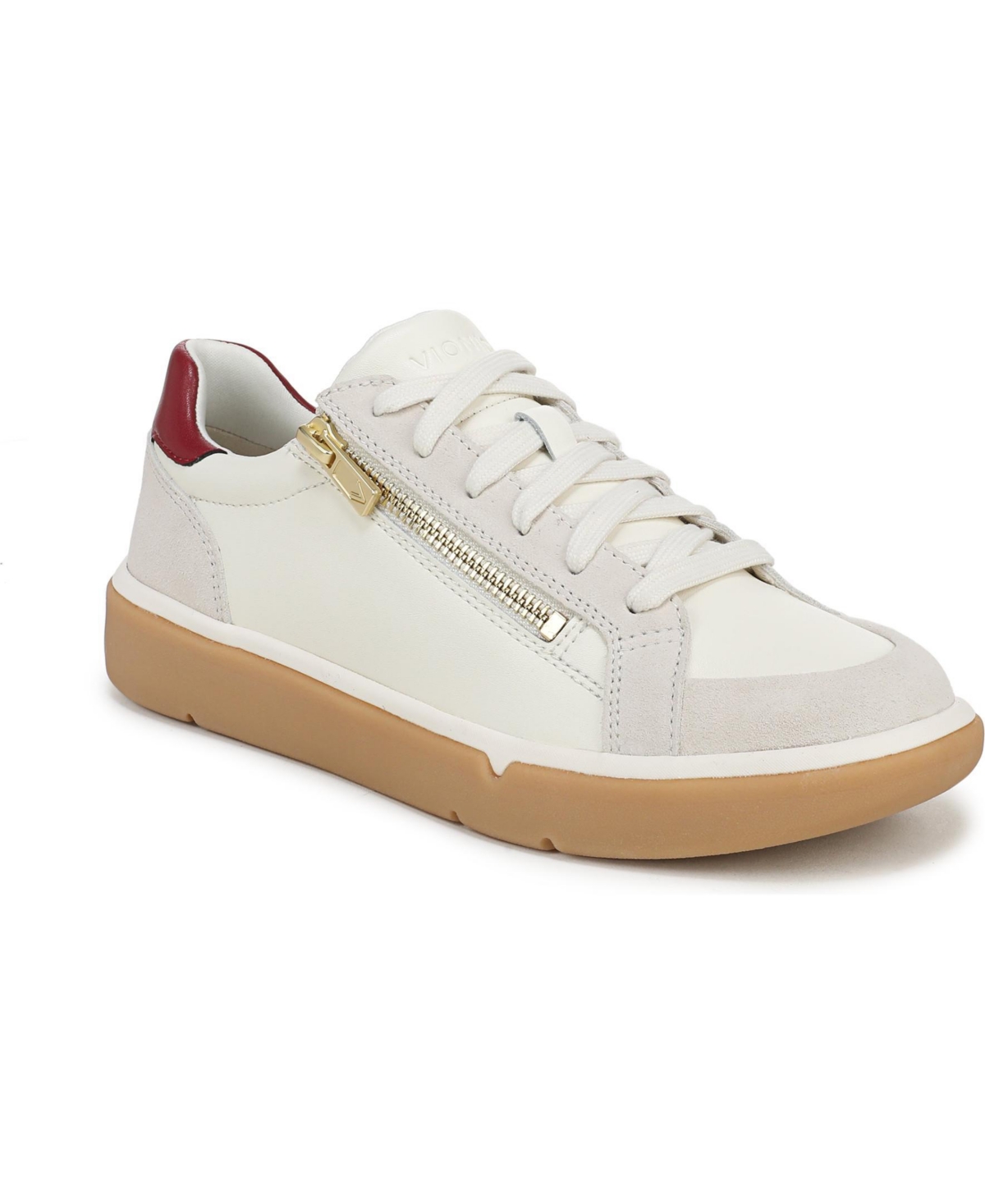 Vionic Womens City Walk Axs Walking Shoes – Ivory leather/suede Vionic Womens City Walk Axs Walking Shoes – Ivory leather/suede