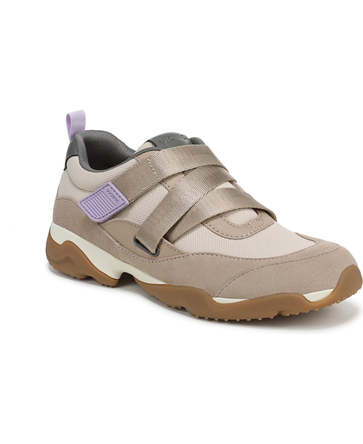 Vionic Womens Walk Slim Gia Walking Shoes – Parchment suede/leather Vionic Womens Walk Slim Gia Walking Shoes – Parchment suede/leather