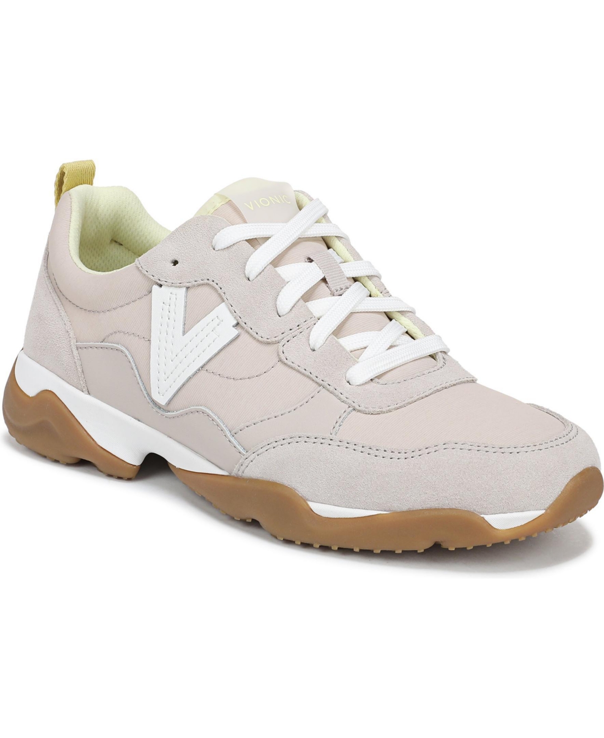 Vionic Women’s Walk Slim Glide Walking Shoes – Chateau grey nylon leather Vionic Women’s Walk Slim Glide Walking Shoes – Chateau grey nylon leather
