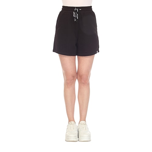 White Mark Womens Mid Rise Pull-On Short, X-large, Black White Mark Womens Mid Rise Pull-On Short, X-large, Black