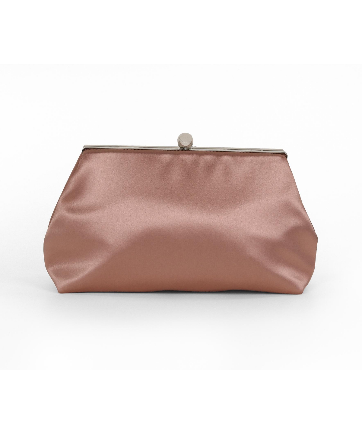 Woman’s Camilla Satin Pouch Clutch Bag – English rose