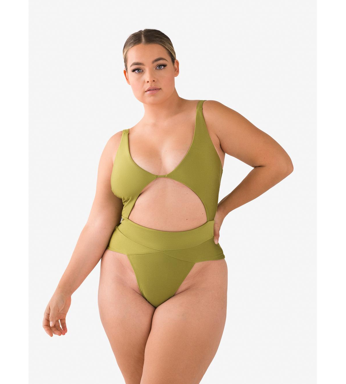 Women’s Aspire One-Piece Swimsuit – Olive Women’s Aspire One-Piece Swimsuit – Olive