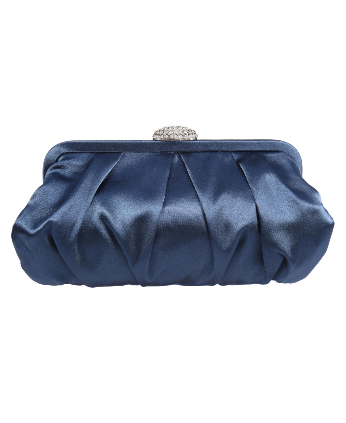 Women’s Classic Satin Clutch – Navy