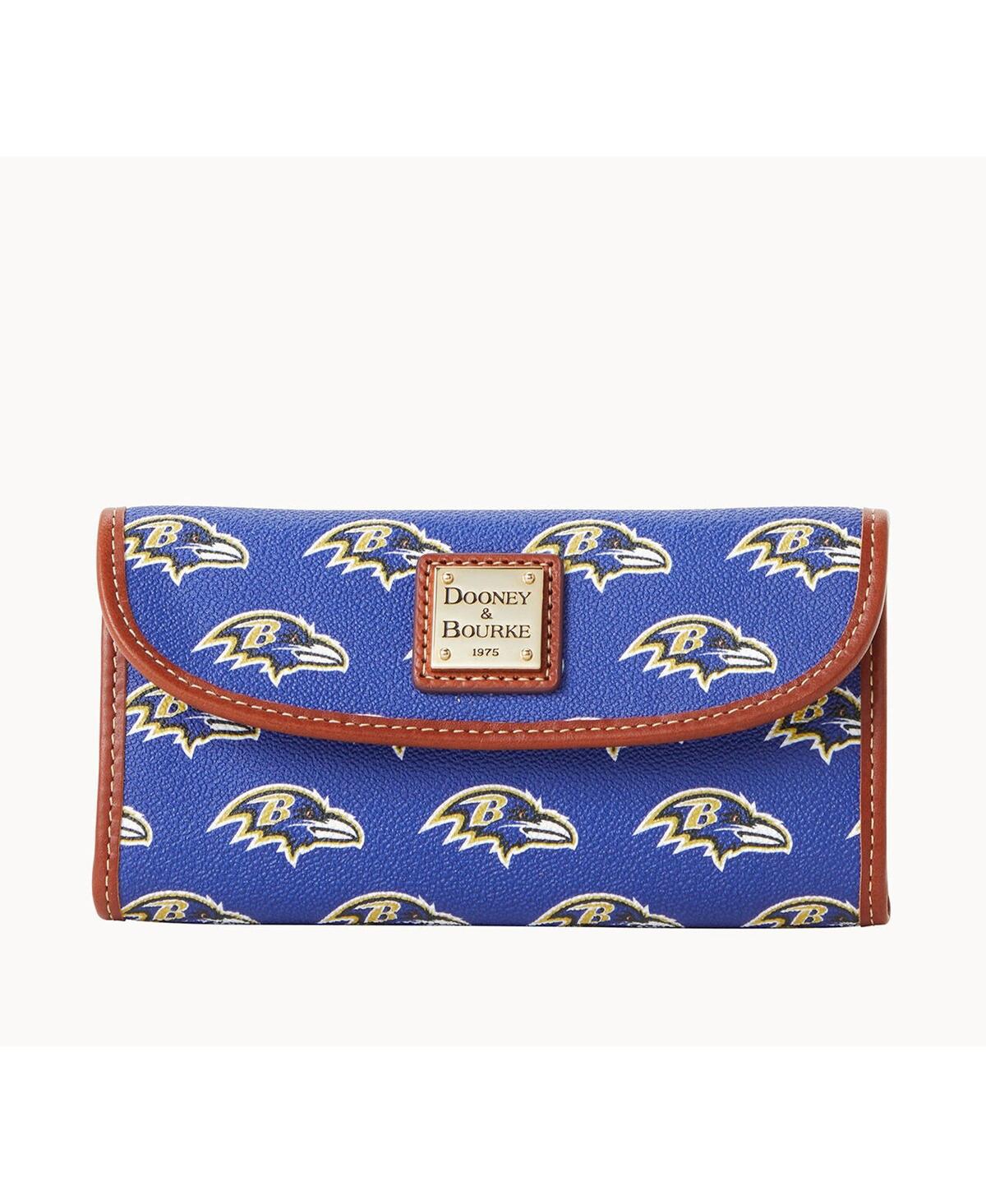 Women’s Dooney & Bourke Baltimore Ravens Team Color Continental Clutch – Blue Women’s Dooney & Bourke Baltimore Ravens Team Color Continental Clutch – Blue