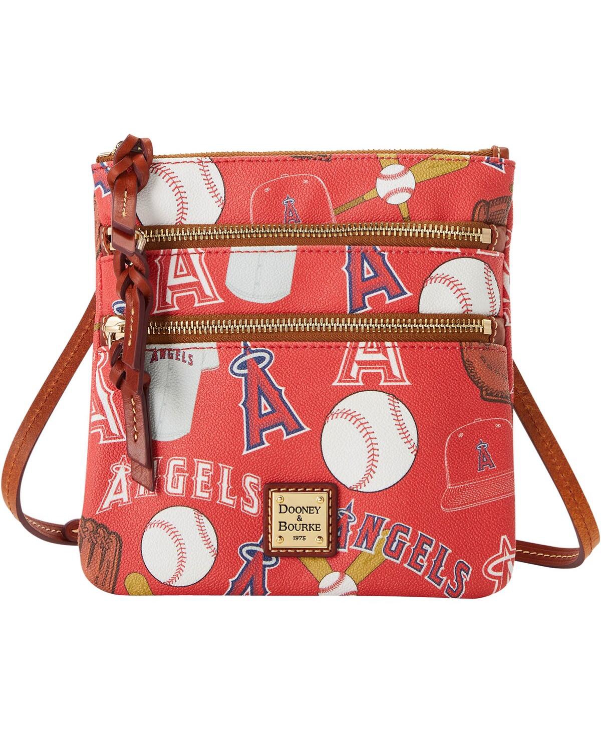 Women’s Dooney & Bourke Los Angeles Angels Game Day Triple Zip Crossbody Purse – Red Women’s Dooney & Bourke Los Angeles Angels Game Day Triple Zip Crossbody Purse – Red