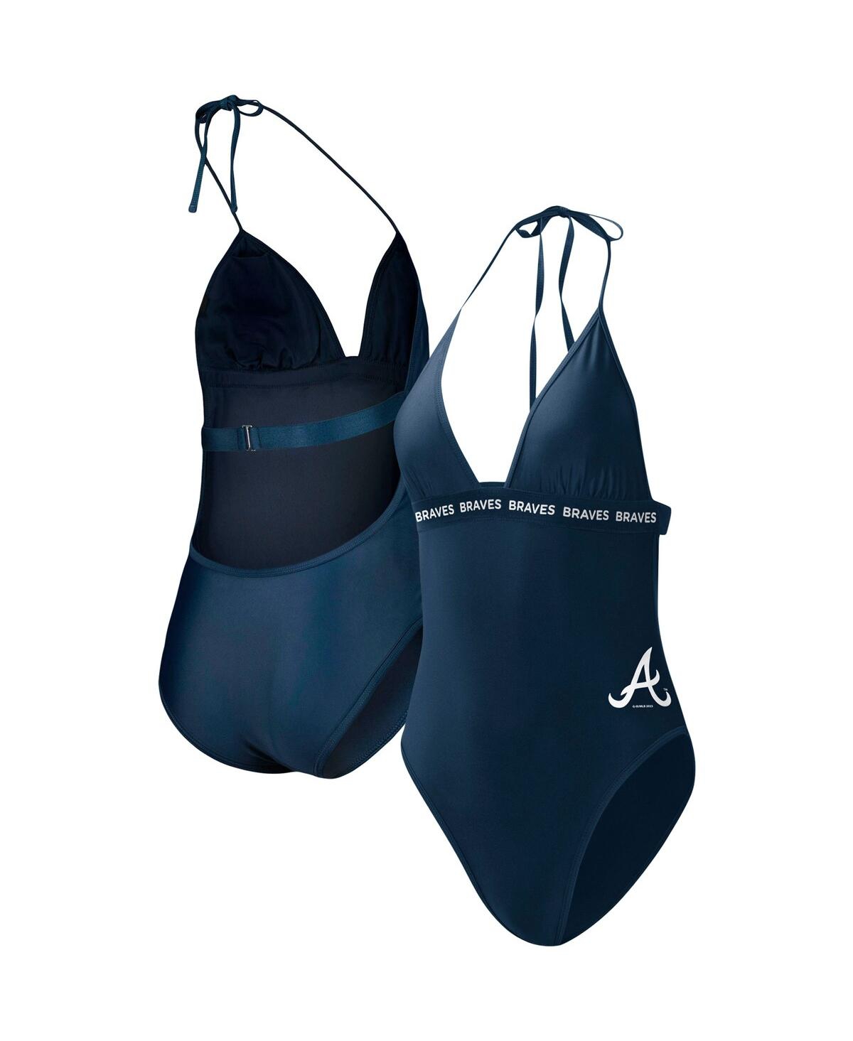 Women’s G-iii 4Her by Carl Banks Navy Atlanta Braves Full Count One-Piece Swimsuit – Navy Women’s G-iii 4Her by Carl Banks Navy Atlanta Braves Full Count One-Piece Swimsuit – Navy