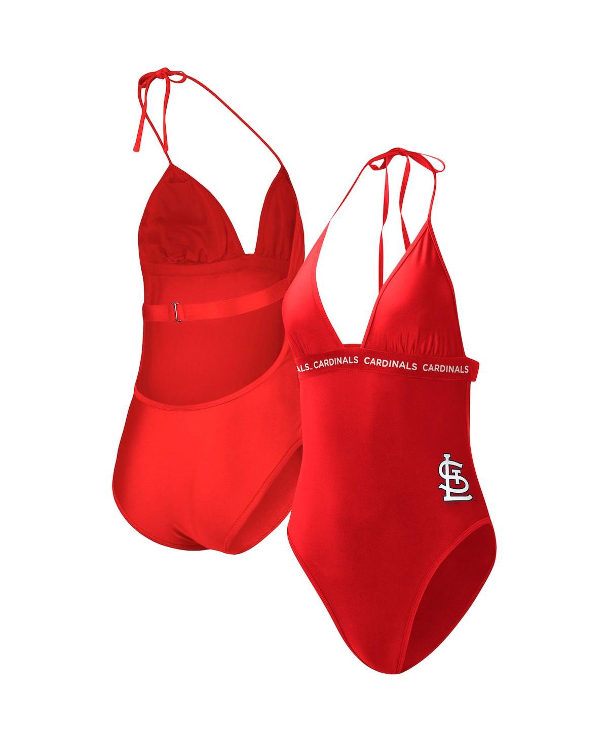 Women’s G-iii 4Her by Carl Banks Red St. Louis Cardinals Full Count One-Piece Swimsuit – Red Women’s G-iii 4Her by Carl Banks Red St. Louis Cardinals Full Count One-Piece Swimsuit – Red