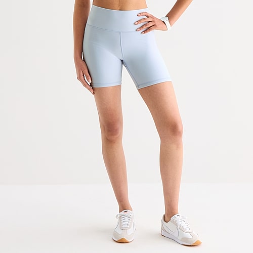 Xersion EverContour+ Womens 6″ High Rise Stretch Fabric Quick Dry Bike Short, Xx-large, Blue Xersion EverContour+ Womens 6″ High Rise Stretch Fabric Quick Dry Bike Short, Xx-large, Blue