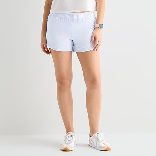 Xersion Womens 3 1/2″ Running Short, Large, Blue Xersion Womens 3 1/2″ Running Short, Large, Blue