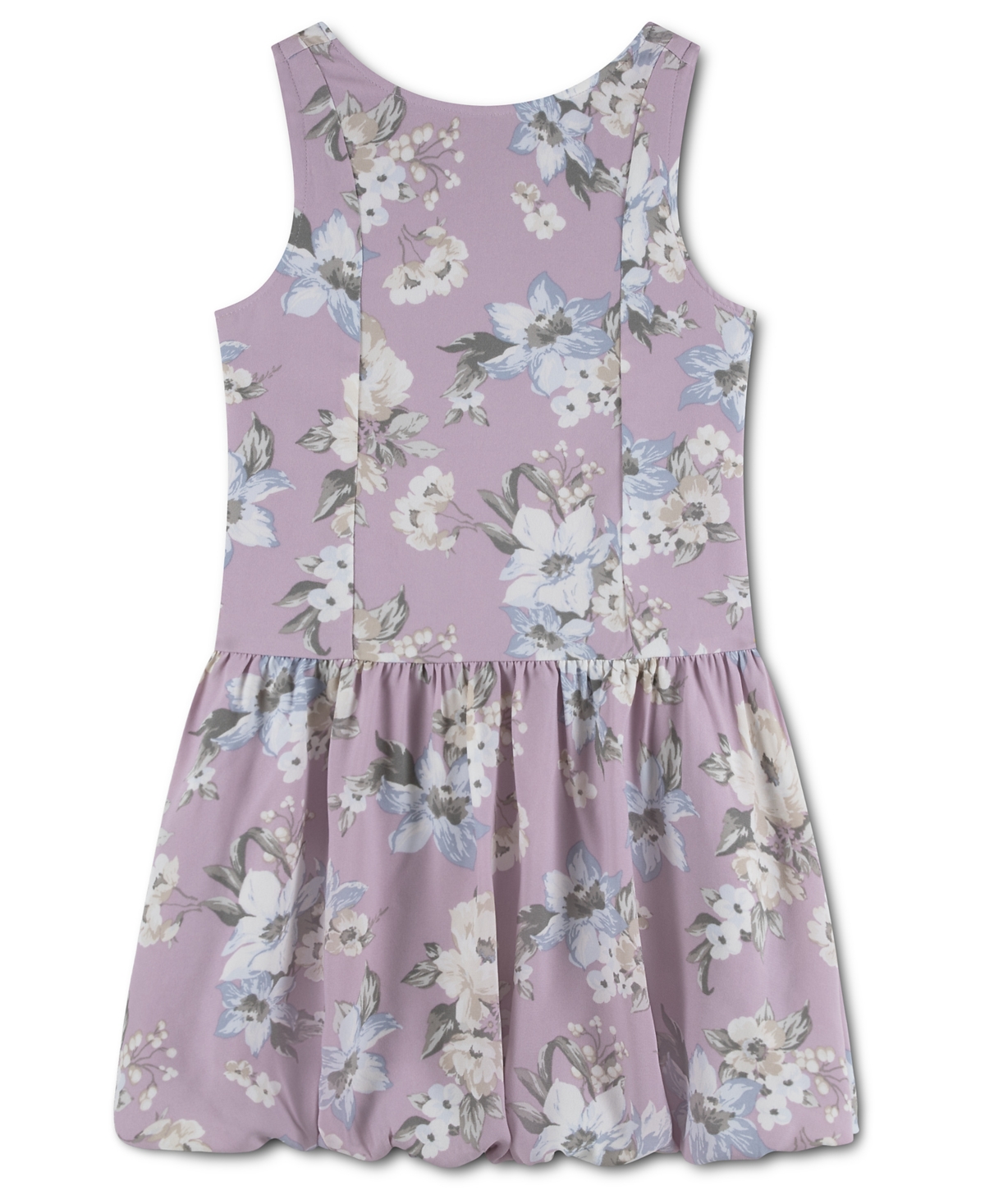 abercrombie kids Girls’ 7-16 Sleeveless Ruffle Mini Dress – Dusty Lavender