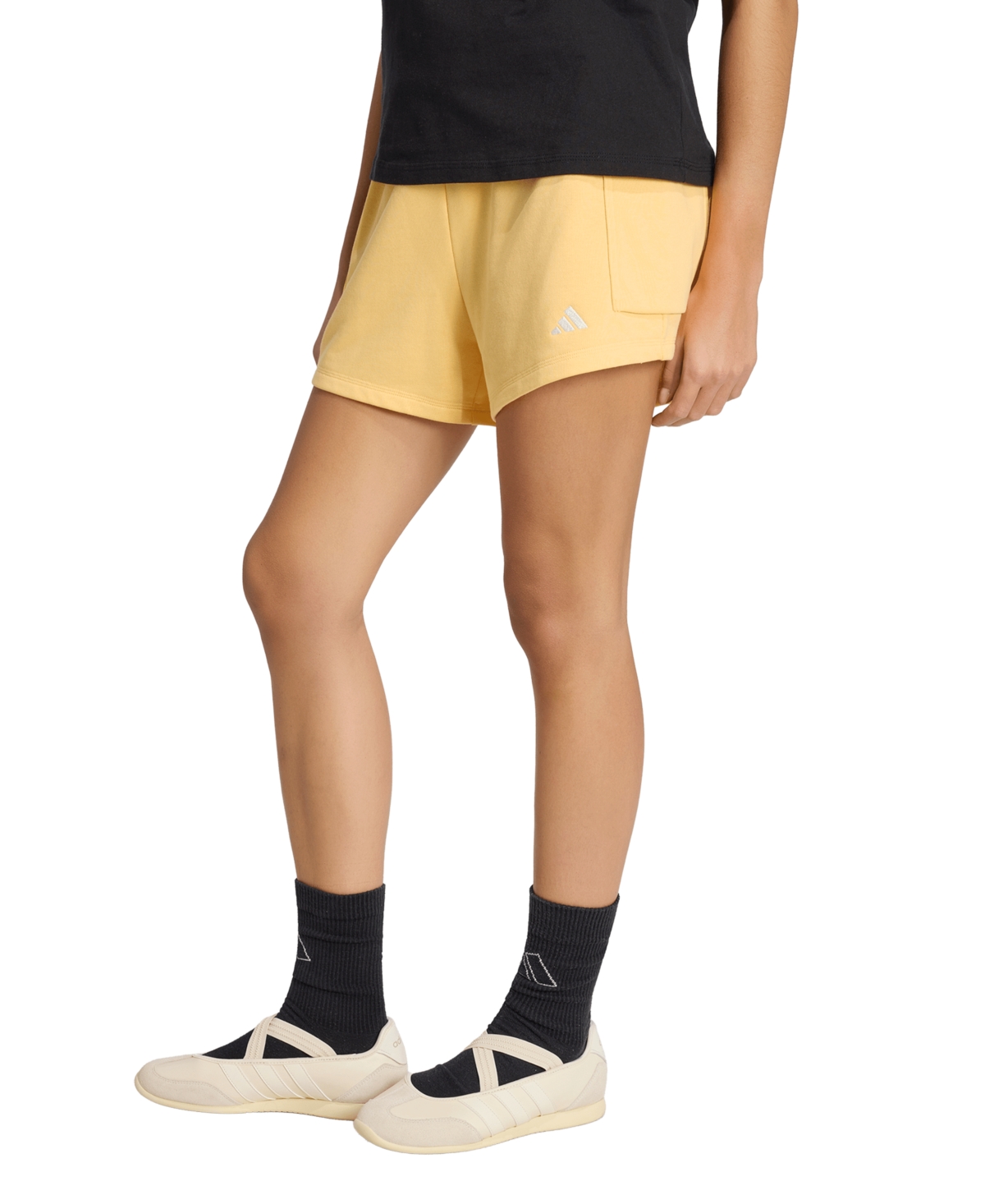 adidas The Essentials Logo French Terry Cargo Shorts – Semi Ice Tangerine adidas The Essentials Logo French Terry Cargo Shorts – Semi Ice Tangerine