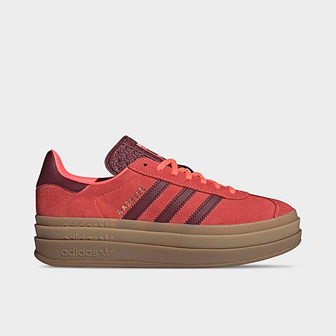 adidas Women’s Originals Gazelle Bold Casual Shoes in Solar Turbo/Shadow Red/Gold Metallic Size: 8.0 adidas Women’s Originals Gazelle Bold Casual Shoes in Solar Turbo/Shadow Red/Gold Metallic Size: 8.0