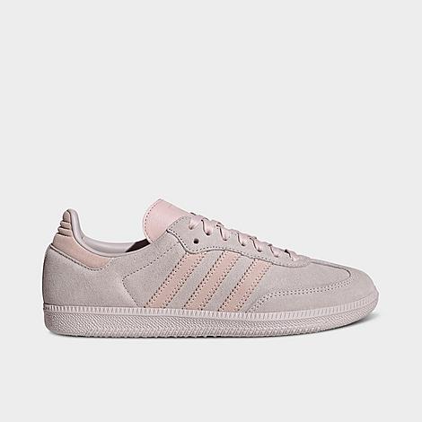 adidas Women’s Originals Samba OG Casual Shoes in Ice Purple/Sandy Pink/Sandy Pink Size: 5.0
