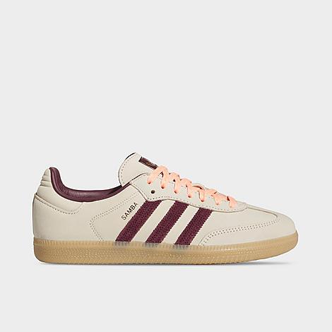 adidas Women’s Originals Samba OG Casual Shoes in Wonder White/Maroon/Frozen Turbo Size: 5.0 adidas Women’s Originals Samba OG Casual Shoes in Wonder White/Maroon/Frozen Turbo Size: 5.0