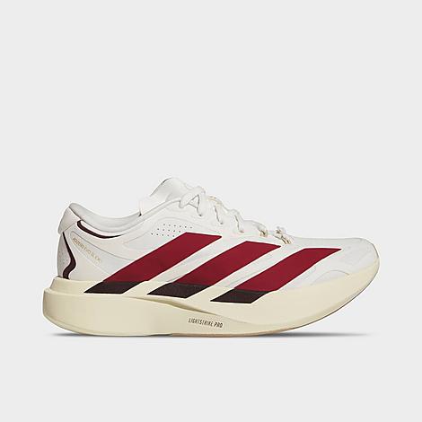 adidas Women’s adizero Evo SL Exo Suede Running Shoes in Core White/Team Victory Red/Cream White Size: 5.0 adidas Women’s adizero Evo SL Exo Suede Running Shoes in Core White/Team Victory Red/Cream White Size: 5.0