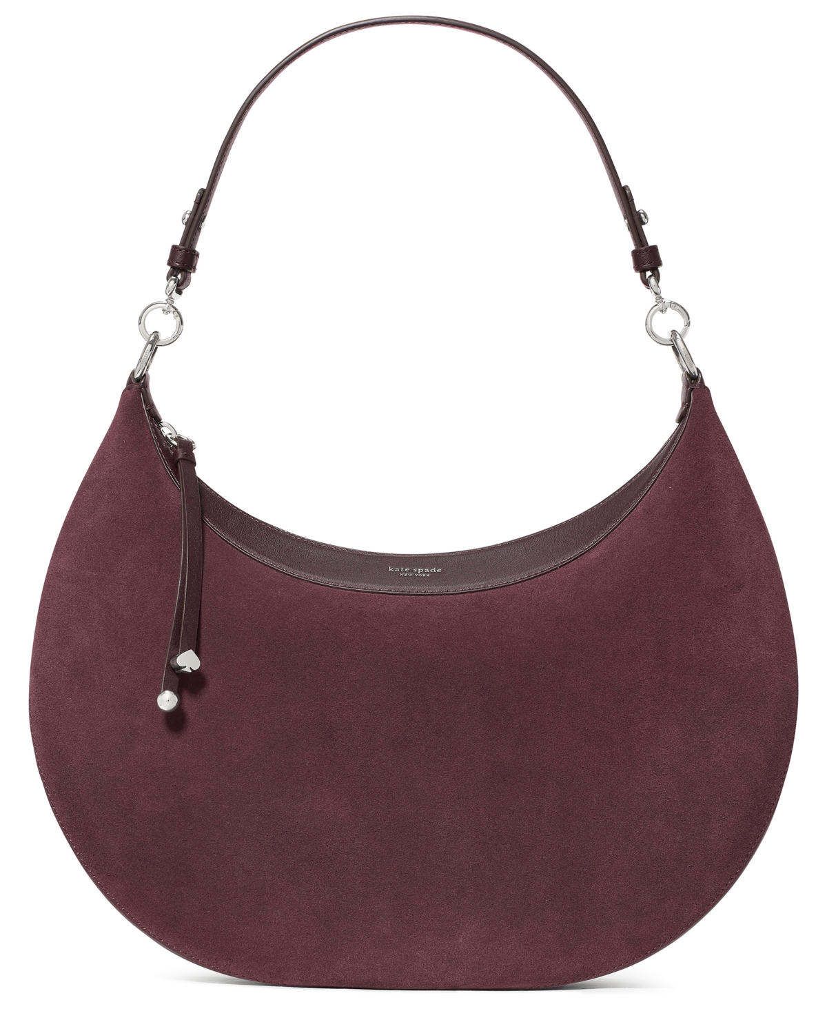 kate spade new york Liv Suede Large Shoulder Handbag – Blackberry Jam kate spade new york Liv Suede Large Shoulder Handbag – Blackberry Jam