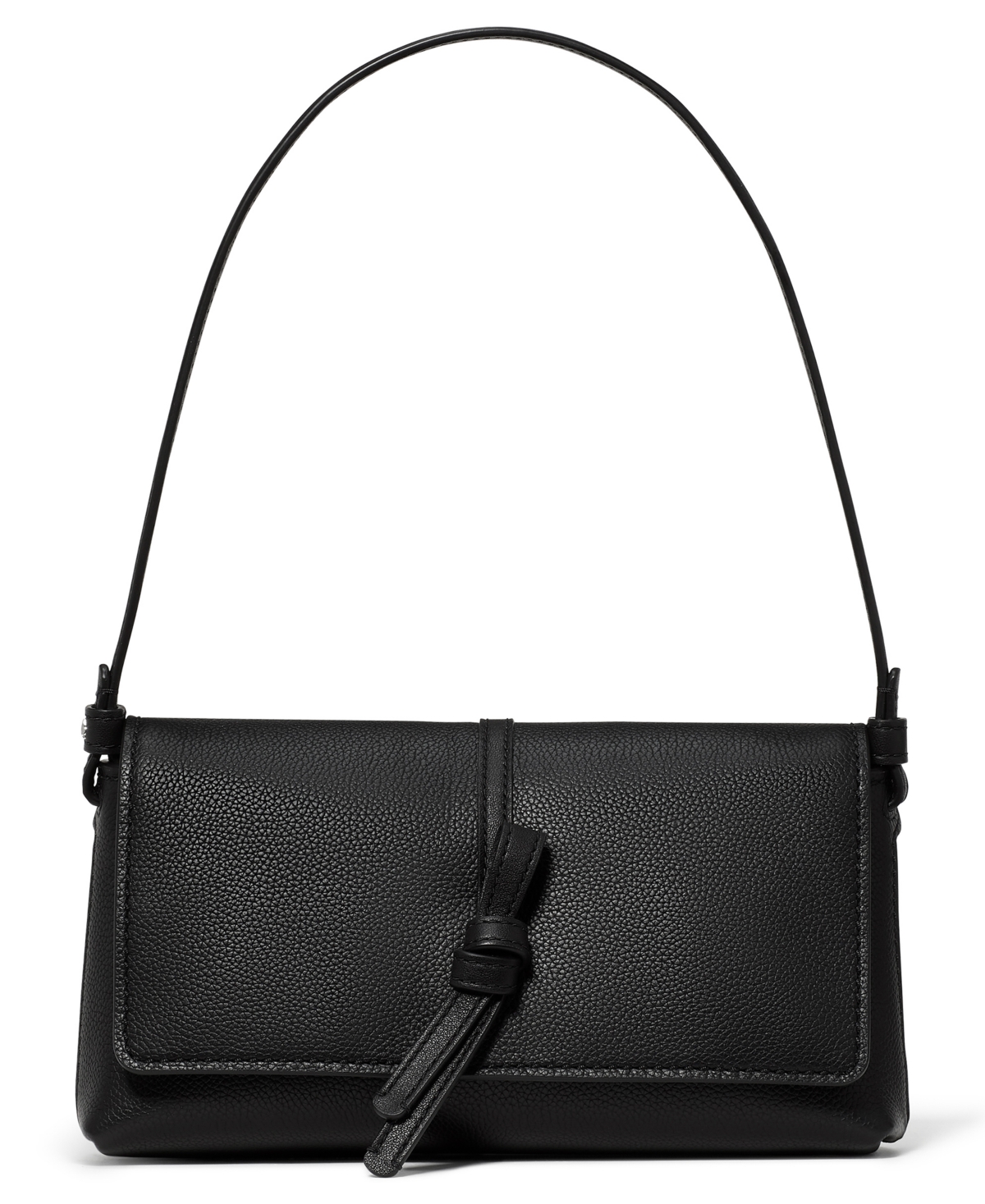 kate spade new york Loop Small Leather Shoulder Handbag – Black