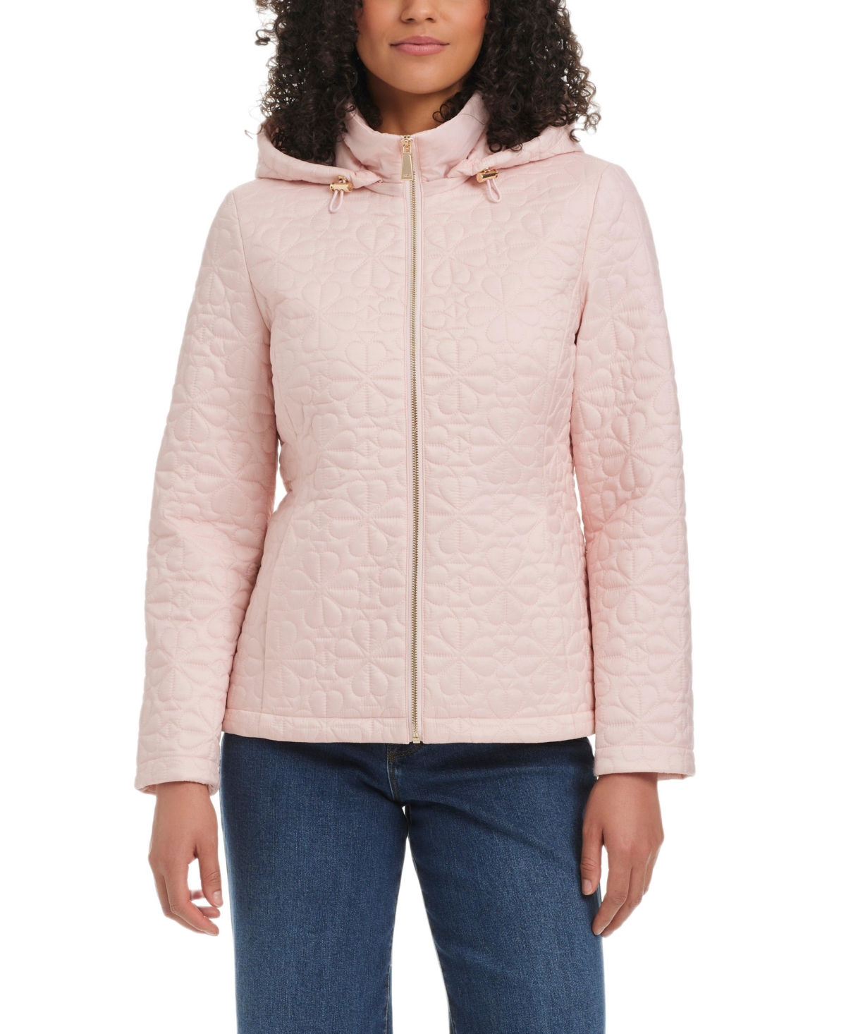 kate spade new york Women’s Short Spade Flower Quilt – Blush pink kate spade new york Women’s Short Spade Flower Quilt – Blush pink